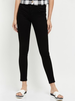 MAX Regular Women Black Jeans