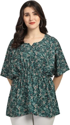 ANAITA Floral Print Crepe Women Kaftan