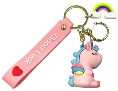 gtrp Keychain-3D-Unicorn2Pink2 Key Chain Key Chain