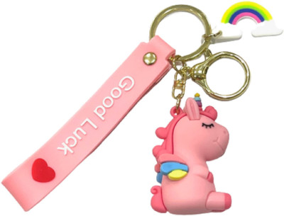 Augen Keychain-3D-Unicorn2Pink Key Chain