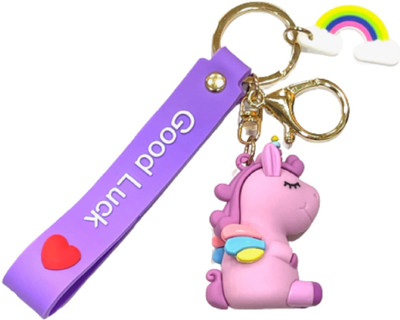 Augen Keychain-3D-Unicorn2Purple Key Chain