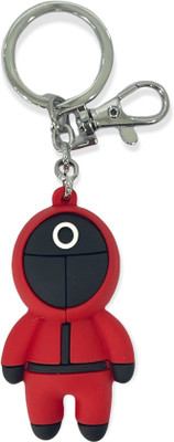Augen Keychain-3D-Squid-Circle Key Chain