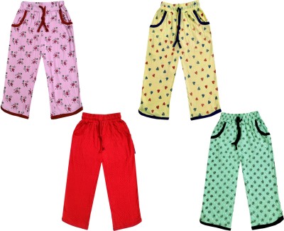 IndiWeaves Capri For Girls Casual Printed Pure Cotton(Multicolor Pack of 4)