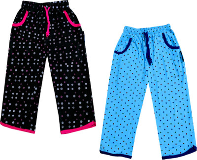 Indistar Capri For Girls Casual Printed Pure Cotton(Multicolor Pack of 2)