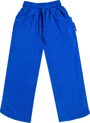 IndiWeaves Capri For Girls Casual Printed Pure Cotton(Blue Pack of 1)