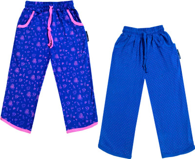 IndiWeaves Capri For Girls Casual Printed Pure Cotton(Multicolor Pack of 2)