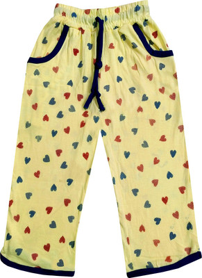 KAVYA Capri For Girls Casual Printed Pure Cotton(Multicolor Pack of 1)