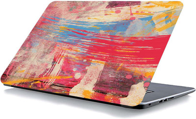 qth COLOURFULL LAP-7742 VINYL Reusable Laptop Skin Compatible for 15.6 inch(Theme: Spiritual)