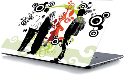 qth COLOURFULL LAP-7508 VINYL Reusable Laptop Skin Compatible for 15.6 inch(Theme: Spiritual)