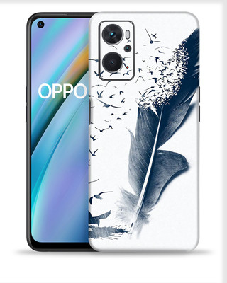 OggyBaba Oppo K10, Feather Art Mobile Skin(Multicolor)
