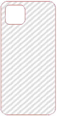 candeal mart Oppo A53 5g carbon fiber 3D back skin / Mobile Skin / Protective film Mobile Skin(Transparent)