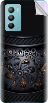 Snooky vivo T1 Mobile Skin(Black, Gold)