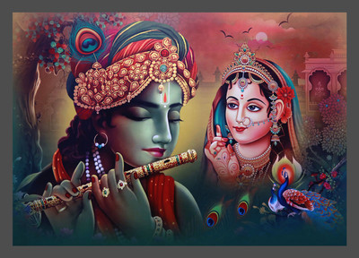 Mmory Digital Reprint 9 inch x 12 inch Painting(With Frame)