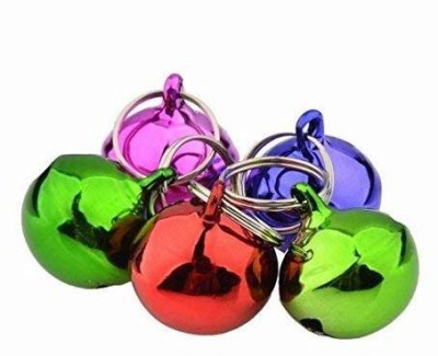 Taiyo Pluss Discovery Dog Neck Collar Bells, Charm for Dog, Cat, Puppies & Kittens (Pack Of 5) Bell Dog & Cat Collar Charm(Multicolor, Ball)