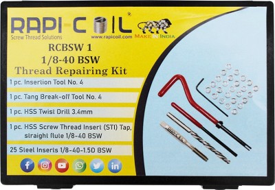 Rapi-Coil 1/8-40 BSW Hand Tool Kit(29 Tools)