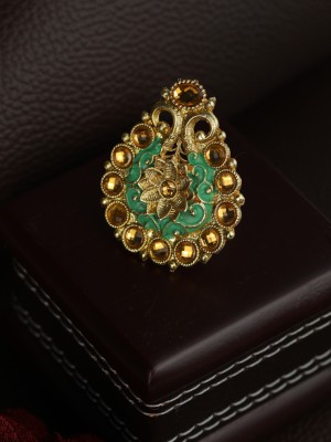 Priyaasi Brass Gold Plated Ring