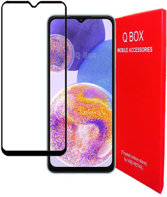 Q Box Edge To Edge Tempered Glass for Vivo V23e 5G(Pack of 1)