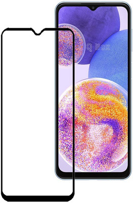Q Box Edge To Edge Tempered Glass for Samsung Galaxy A23 4G(Pack of 1)