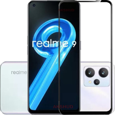 AKSHUD Edge To Edge Tempered Glass for REALME 9 4G, realme 9 4G(Pack of 1)