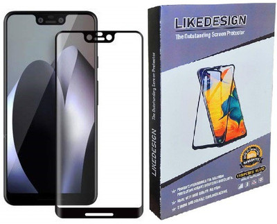 ASVALBUY Edge To Edge Tempered Glass for Google Pixel 3 XL, Pixel 3 XL(Pack of 1)