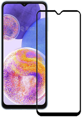 Q Box Edge To Edge Tempered Glass for Vivo V23e 5G(Pack of 1)