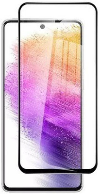 DSCASE Edge To Edge Tempered Glass for Samsung Galaxy A73 5G, Samsung Galaxy A73(Pack of 1)