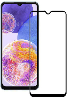 Q Box Edge To Edge Tempered Glass for Vivo V23e 5G(Pack of 1)