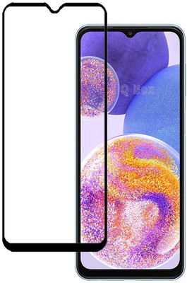Q Box Edge To Edge Tempered Glass for Vivo V23e 5G(Pack of 1)