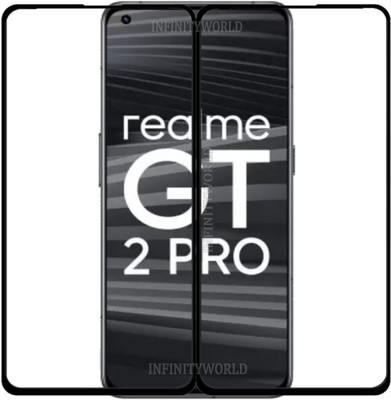 INFINITYWORLD Edge To Edge Tempered Glass for Realme GT 2 Pro(Pack of 2)