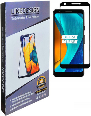 ASVALBUY Edge To Edge Tempered Glass for Google Pixel 3a XL, Pixel 3a XL(Pack of 1)