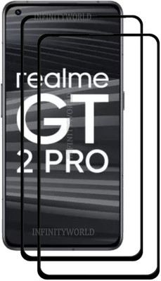INFINITYWORLD Edge To Edge Tempered Glass for Realme GT 2 Pro(Pack of 2)