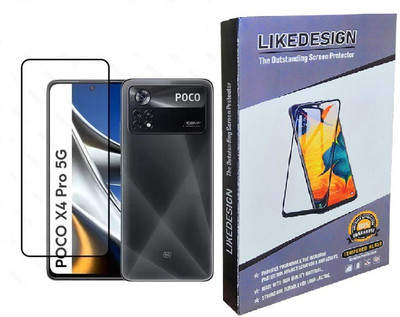 LIKEDESIGN Front and Back Screen Guard for POCO X4 Pro 5G, POCO X4 Pro(Pack of 1)