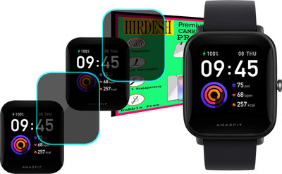 hirdesh Screen Guard for AMAZFIT BIP U(Pack of 2)