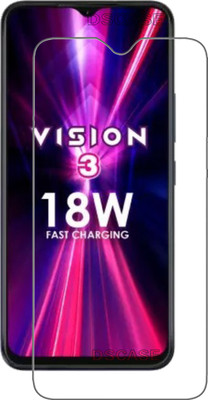 DSCASE Tempered Glass Guard for Itel Vision 3(Pack of 1)