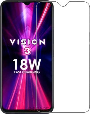 DSCASE Tempered Glass Guard for Itel Vision 3(Pack of 1)