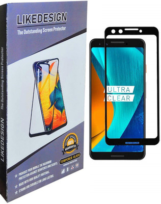 LIKEDESIGN Tempered Glass Guard for Google Pixel 3, Pixel 3(Pack of 1)