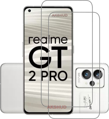 AKSHUD Tempered Glass Guard for realme GT 2 Pro, Realme GT 2 Pro, realme GT2 Pro(Pack of 2)
