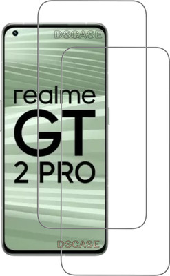 DSCASE Tempered Glass Guard for realme GT 2 Pro, Realme GT 2 Pro, realme GT2 Pro(Pack of 2)