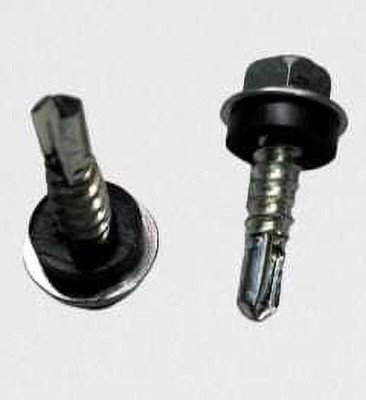 KRISHNA Carbon Steel Trimmed Hex Head Self-tapping Screw(8 mm Pack of 1)