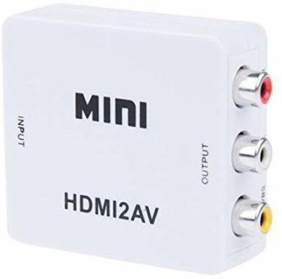 Etzin Mini HDMI2AV Video Converte (EPL-664VC) TV Tuner Card(White)