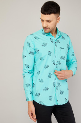 LOUIS MONARCH Men Regular Fit Printed Spread Collar Casual Shirt For Rs. 299 @ 75 %