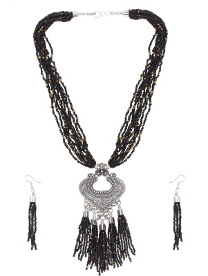 CARDINAL Plastic Black Jewellery Set(Pack of 1)