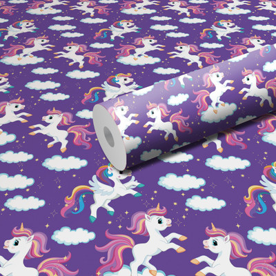 WallDaddy 304.8 cm L-Unicone Cloud Self Adhesive Sticker(Pack of 1)