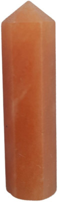 Maitri Export Carnelian Single Point Polished Asymmetrical Crystal Stone(Orange 1 Pieces)