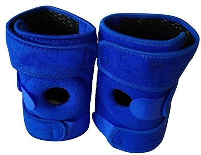 DreamPalace India Adjustable Knee Cap Support Brace for Sports Knee Support(Blue)