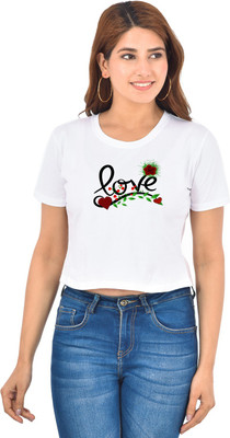 QuaClo Casual Graphic Print Women White Top