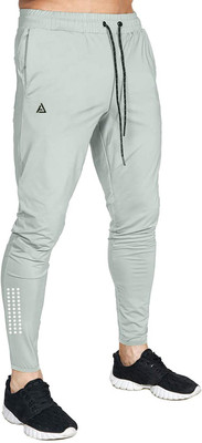 AVOLT Polka Print Men White Track Pants