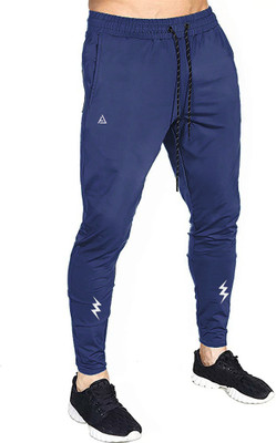 AVOLT Solid Men Purple Track Pants