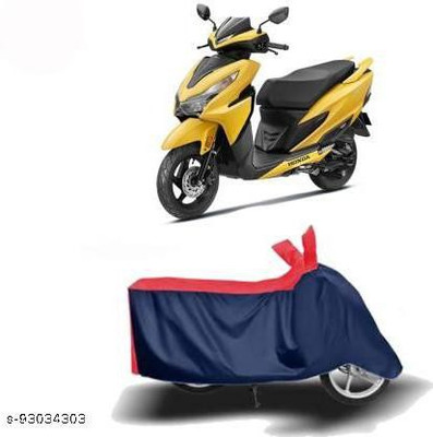 KEDIT Two Wheeler Cover for Honda(Grazia, Red, Blue)