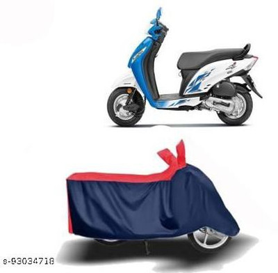 KEDIT Two Wheeler Cover for Honda(Activa i, Red, Blue)